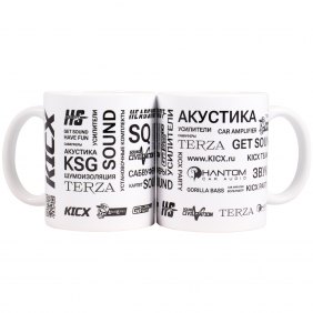 Кружка KICX белая