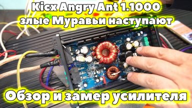 Kicx Angry Ant 1.1000 злые Муравьи наступают. Обзор и замер усилителя.